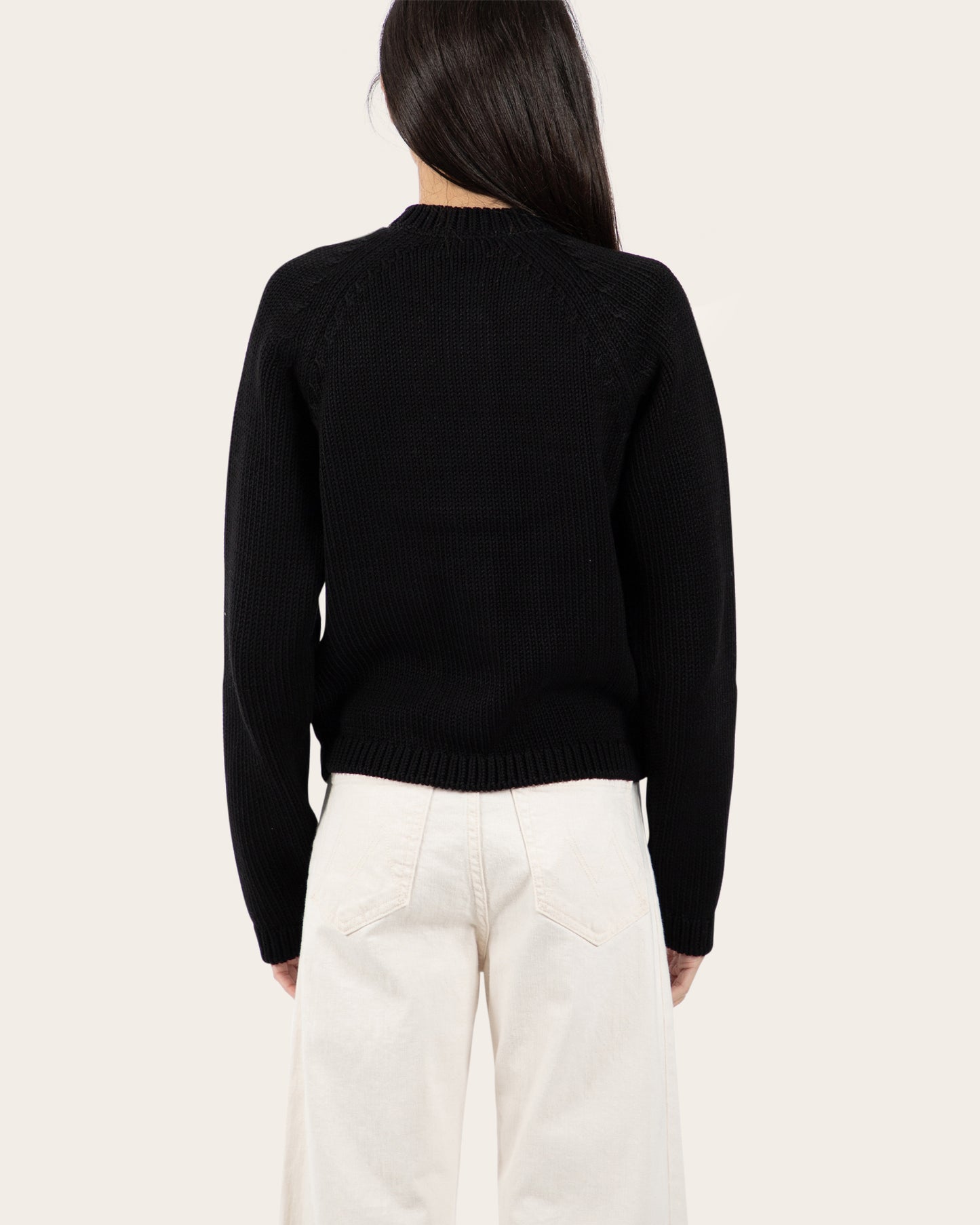 Hammered button cotton cardigan
