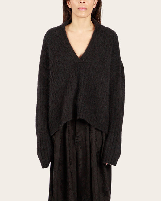 Polo Sweater Top