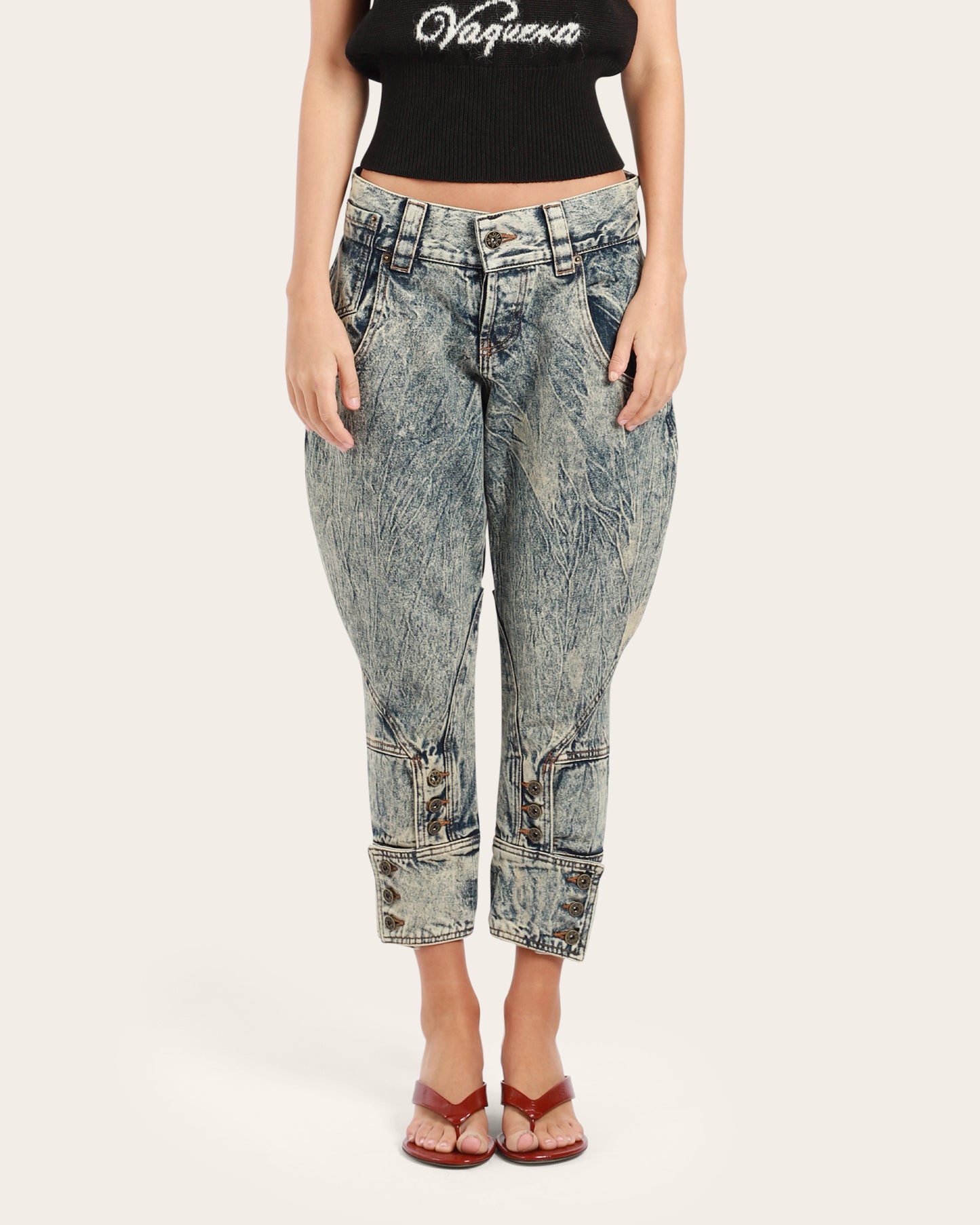Denim Jodhpurs