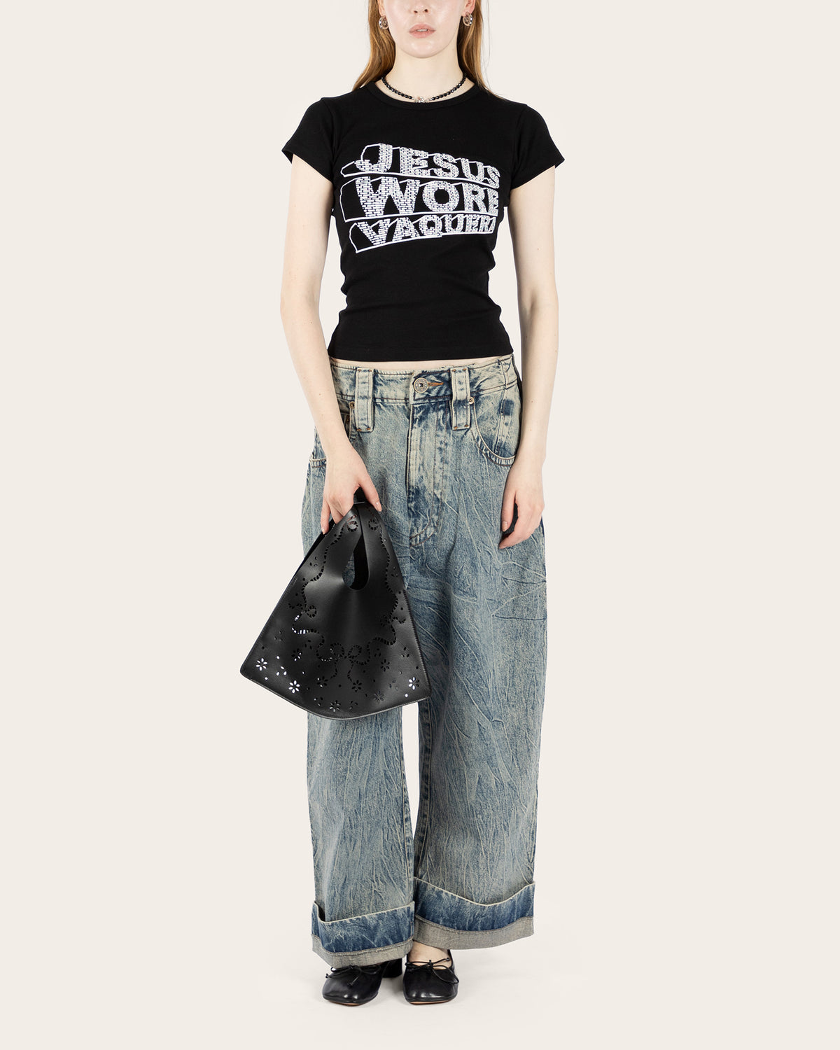 Jesus Wore Vaquera Baby Tee