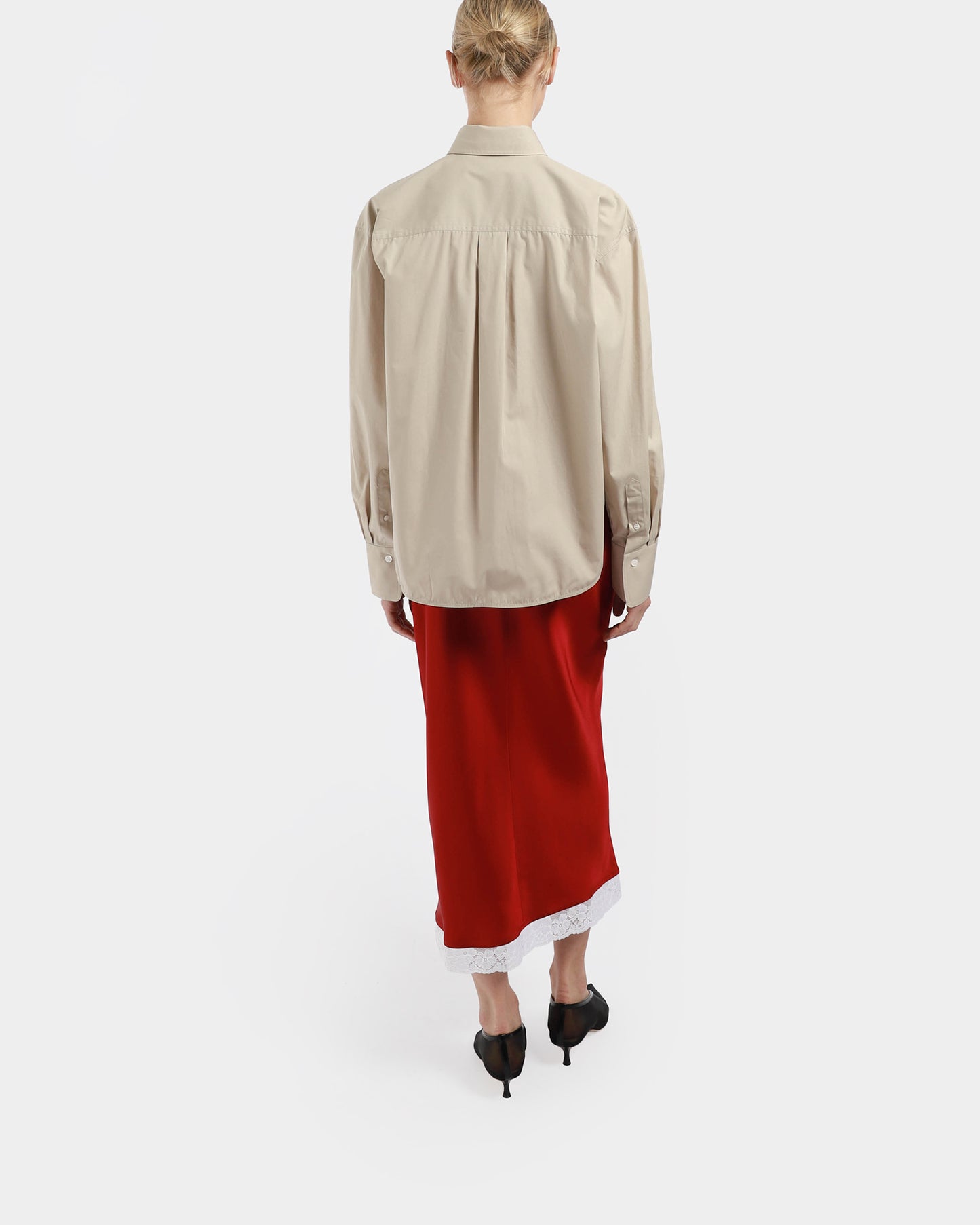 Cropped Long Sleeve Shirt