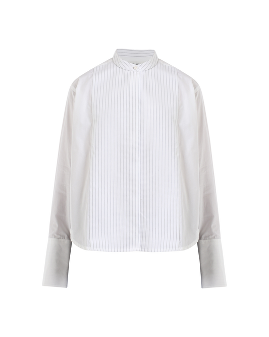 Cropped Tux Shirt