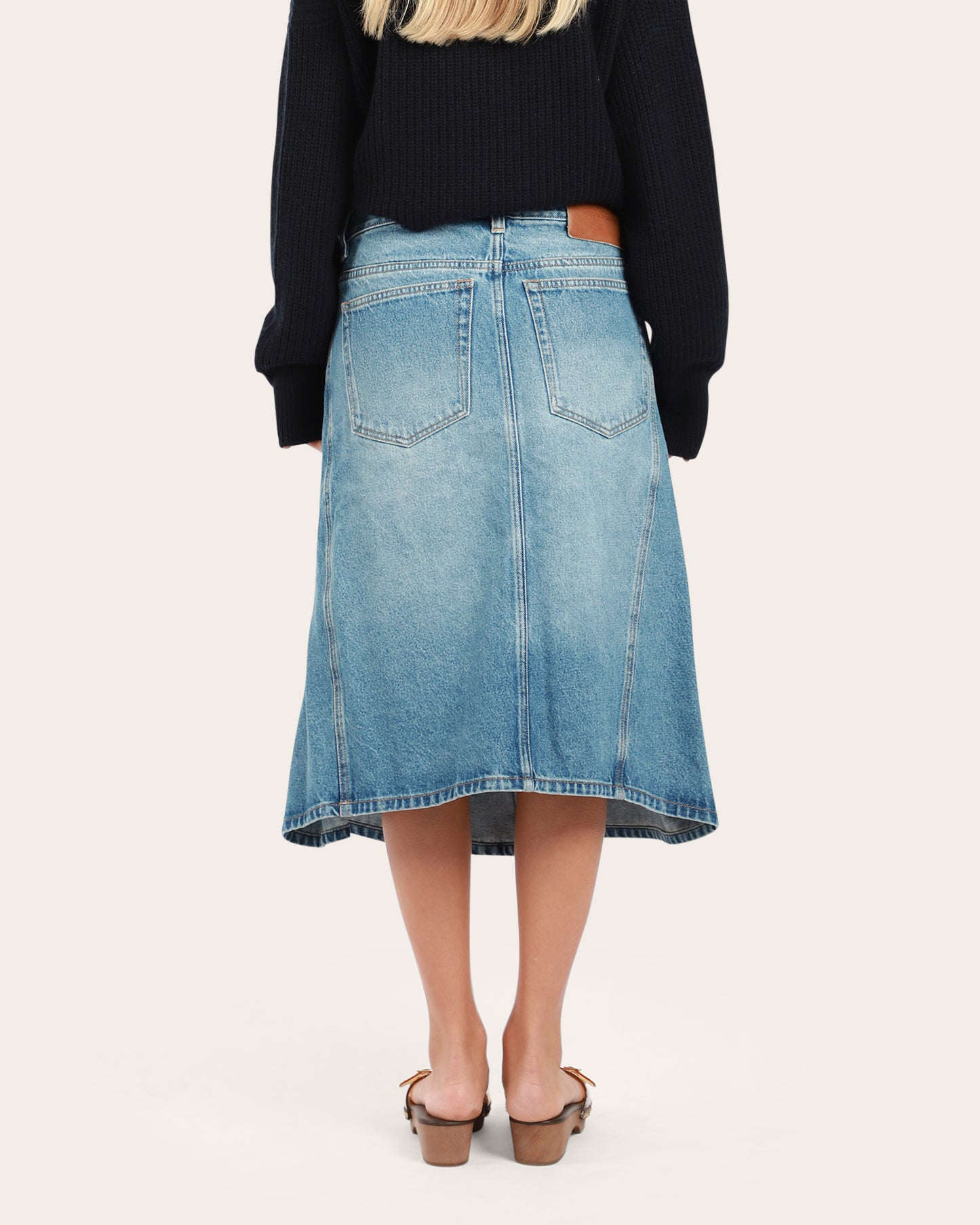 Fold Detail Skirt