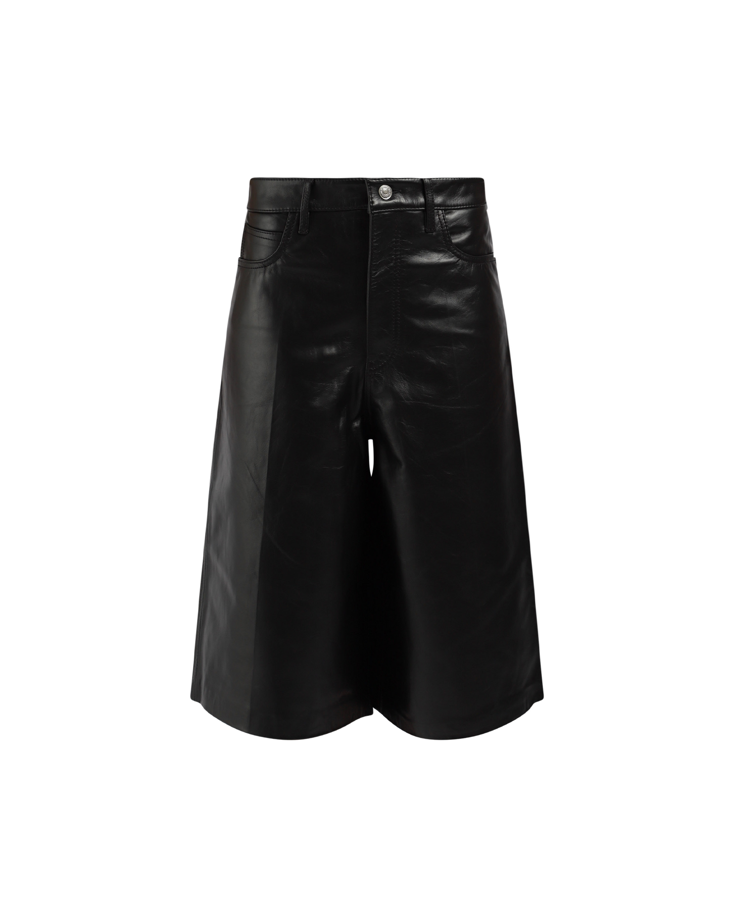 Leather Bermuda Shorts