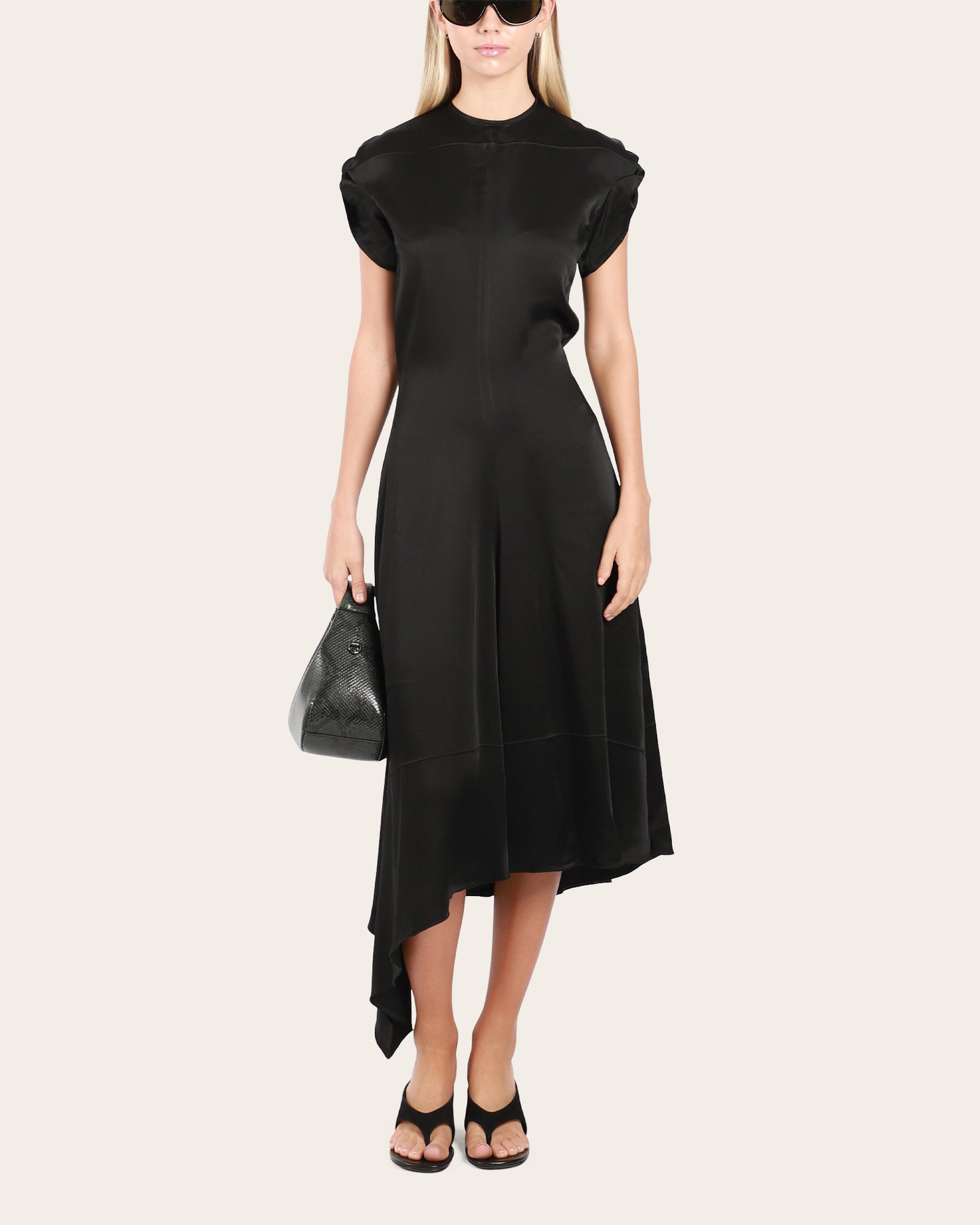 Twist Shoulder Dress