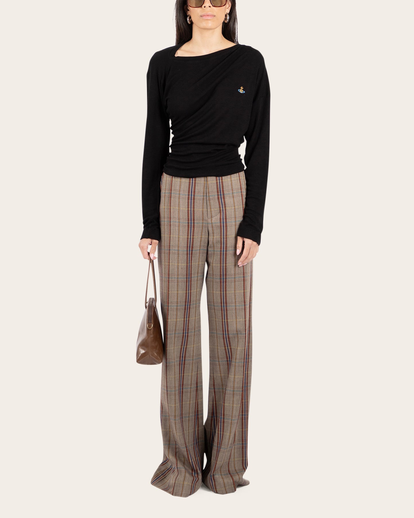 Draped Long Sleeve Hebo Top