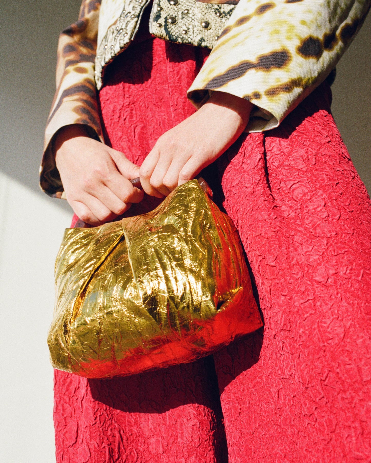 Crisp Top Handle Bag