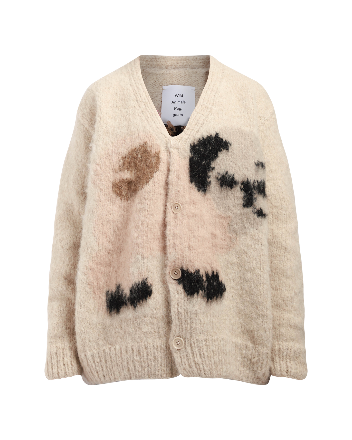 Pug Goats Cardigan