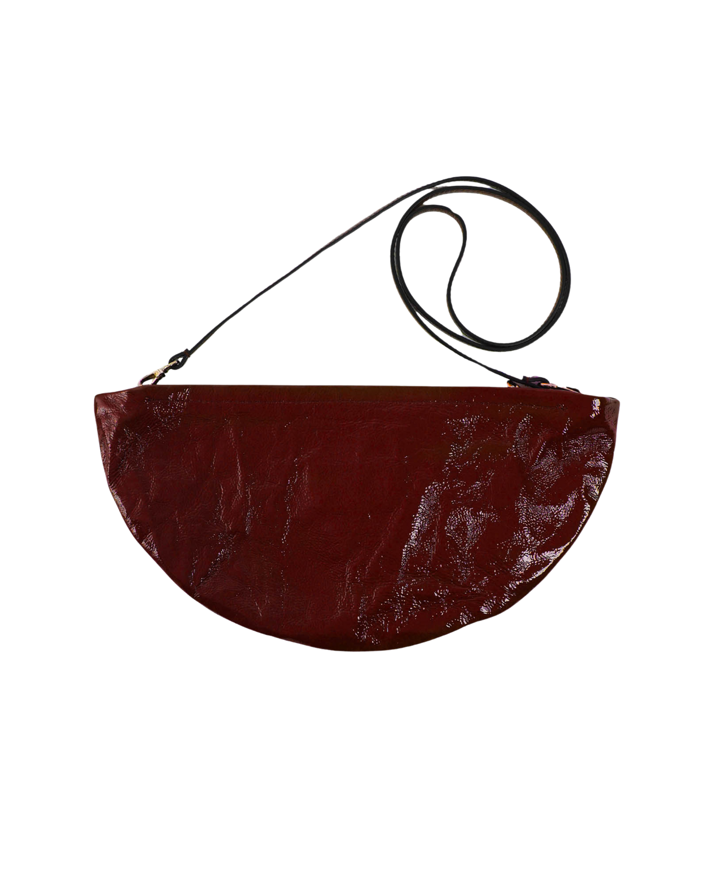 Leather Big Moon Bag