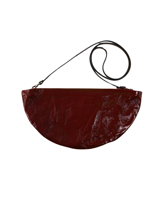 Leather Big Moon Bag