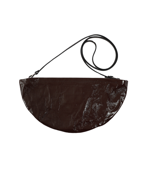 Leather Big Moon Bag