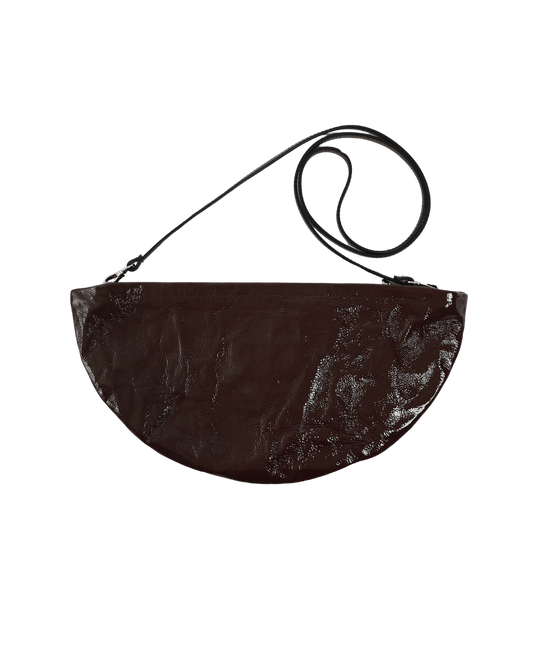 Leather Big Moon Bag