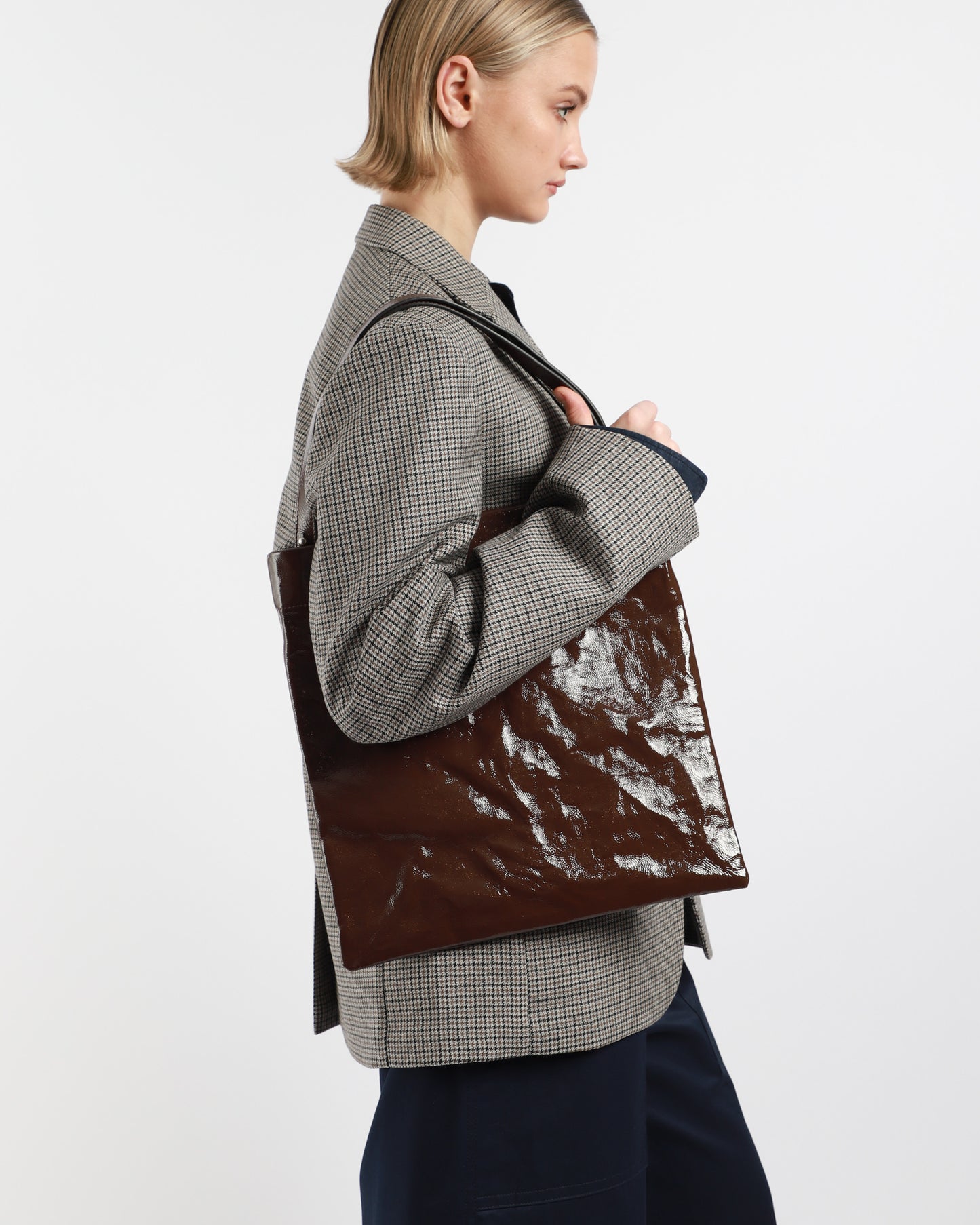 Leather Square Bag