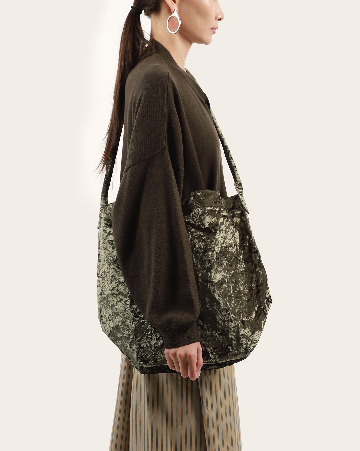 Velvet Big Tube Bag