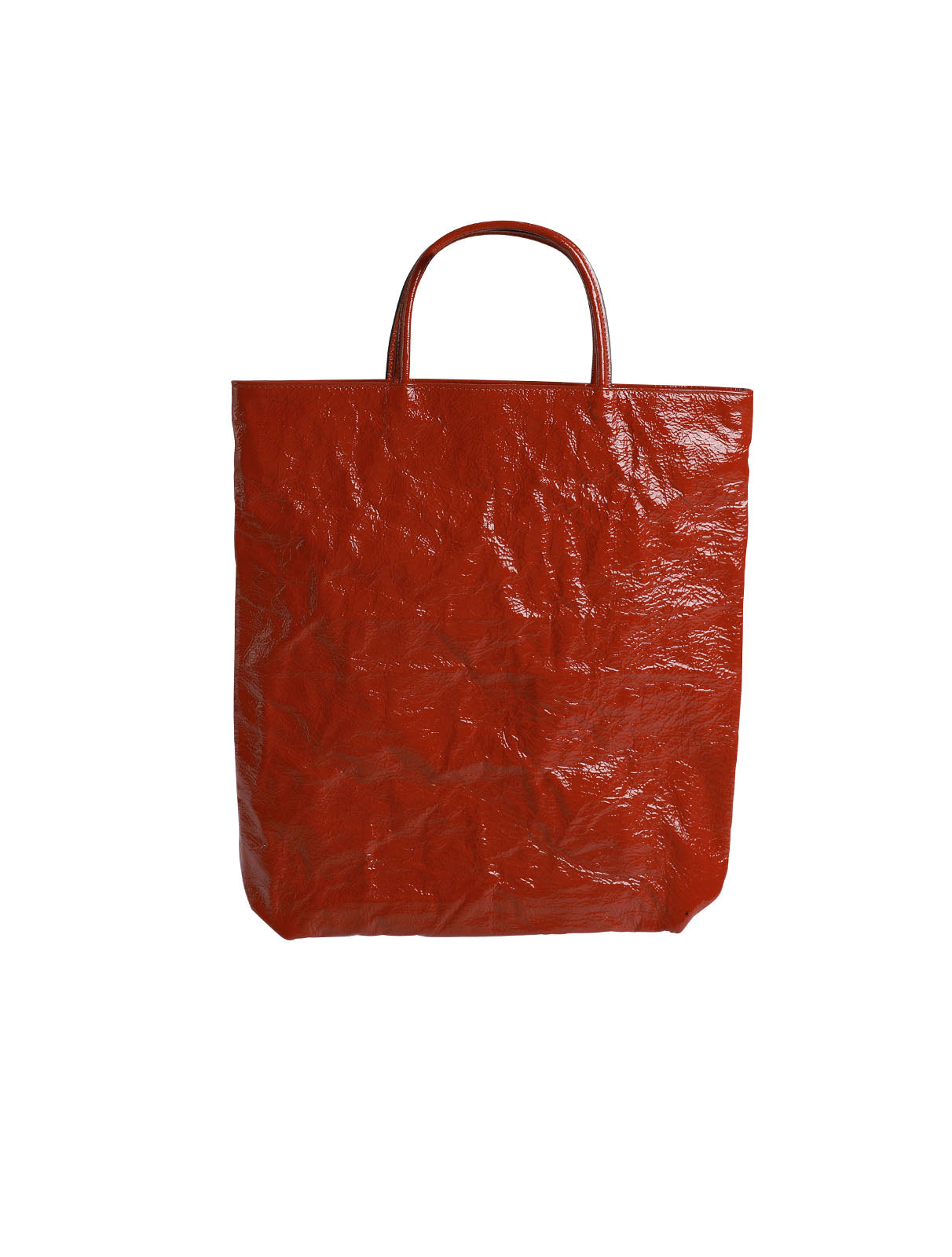 Emery Tote Red Patent Leather Tote Bag