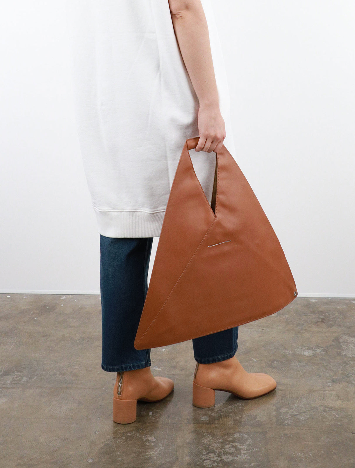 Mm6 triangle tote sales