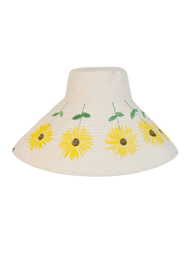 Romualda grande sunflower bucket hat
