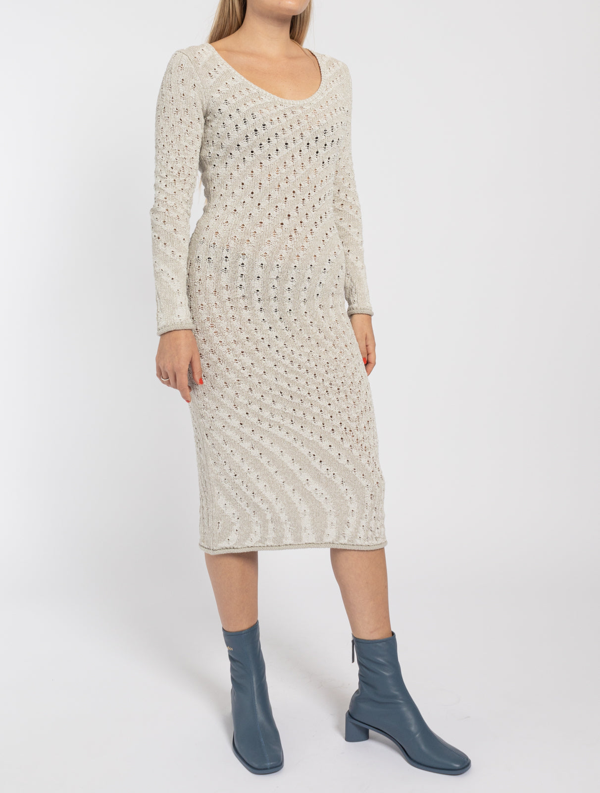 Jacquard Knit Dress