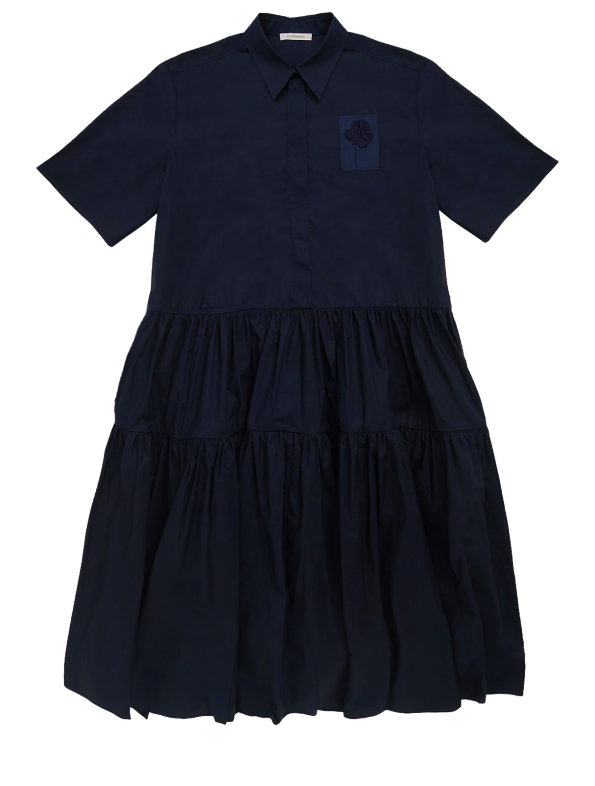 Cecilie Bahnsen navy blue Primrose shirt dress
