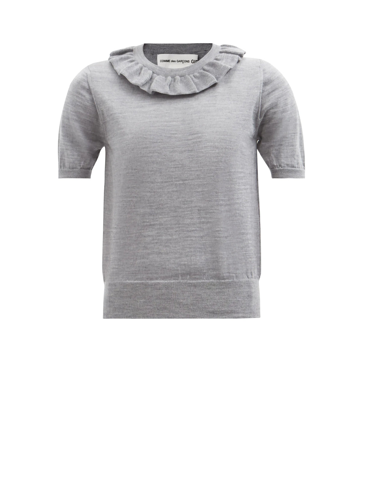 Gray short sleeve on sale sweater