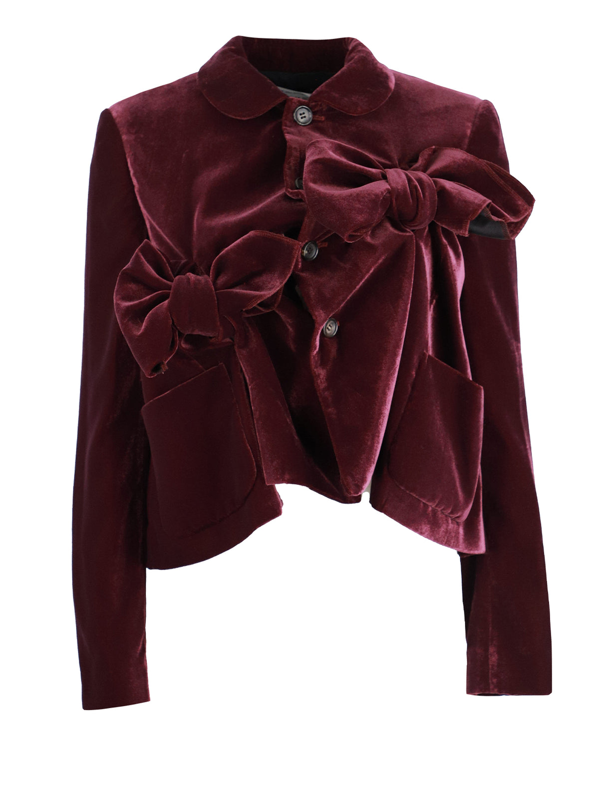 Commes des Garcons Girl Velvet Bow Jacket Online | Camargue