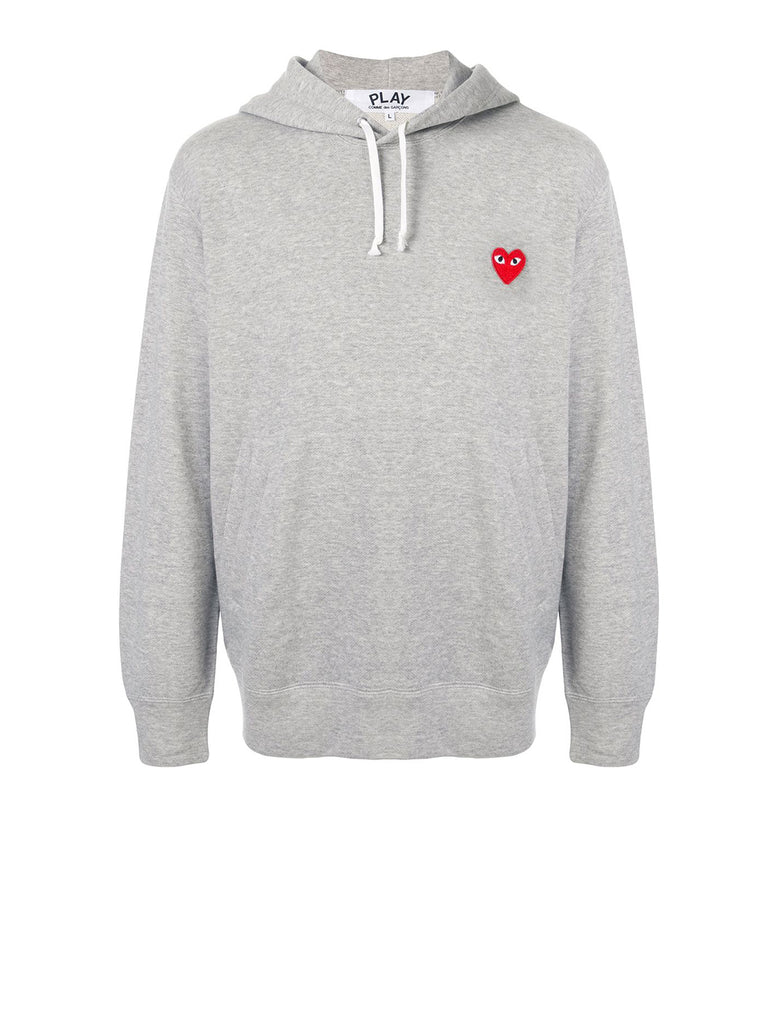 Red cdg store hoodie