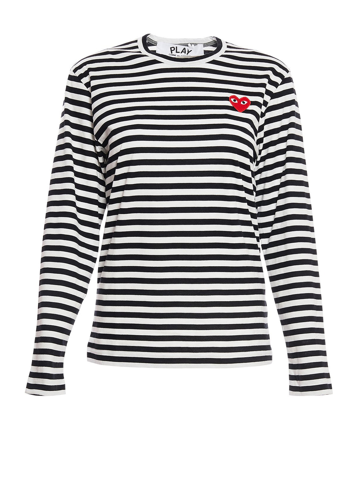 Comme des garcons hotsell play striped t-shirt (black/white)