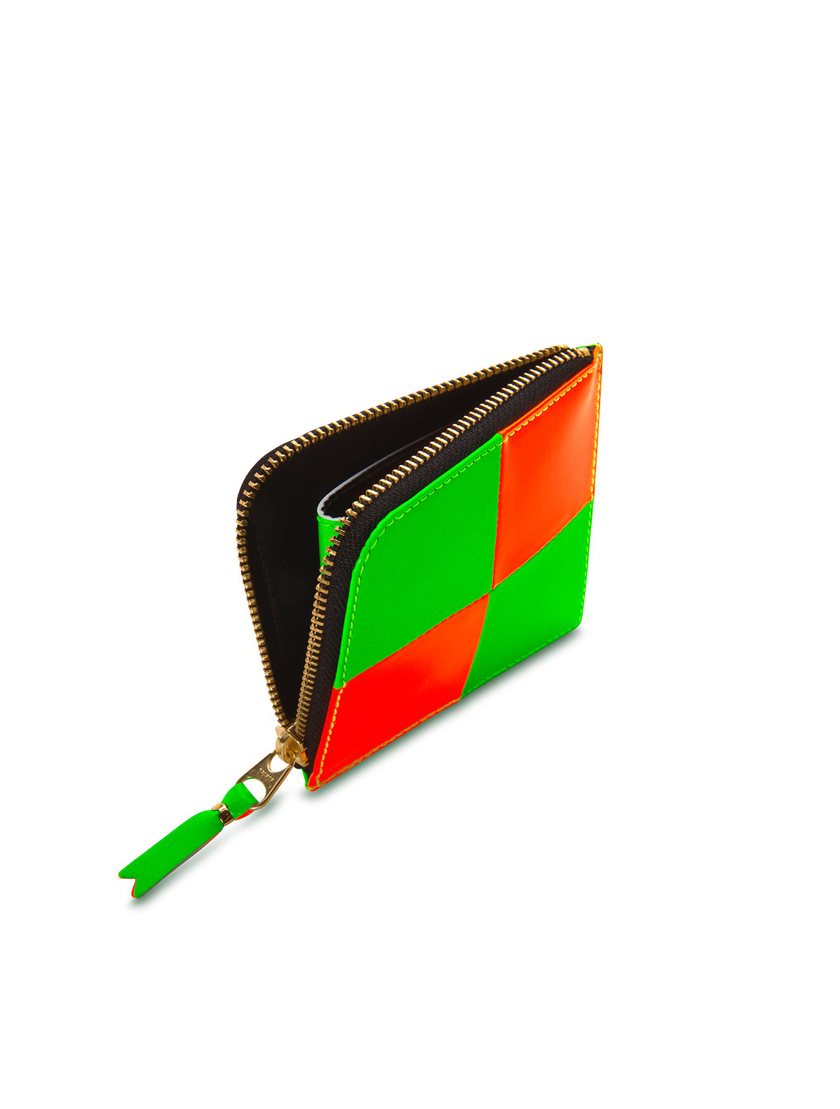 Fluo Squares Side Zip Wallet