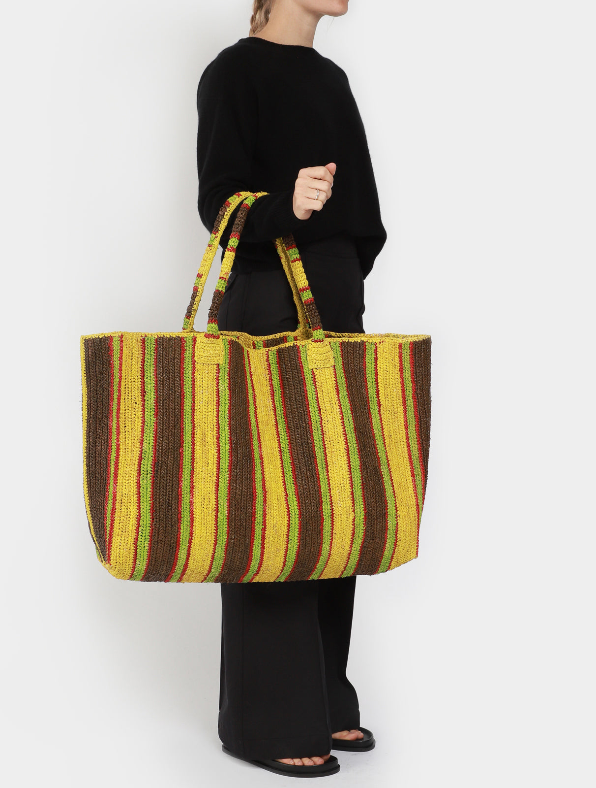 Weekender Raffia Bag