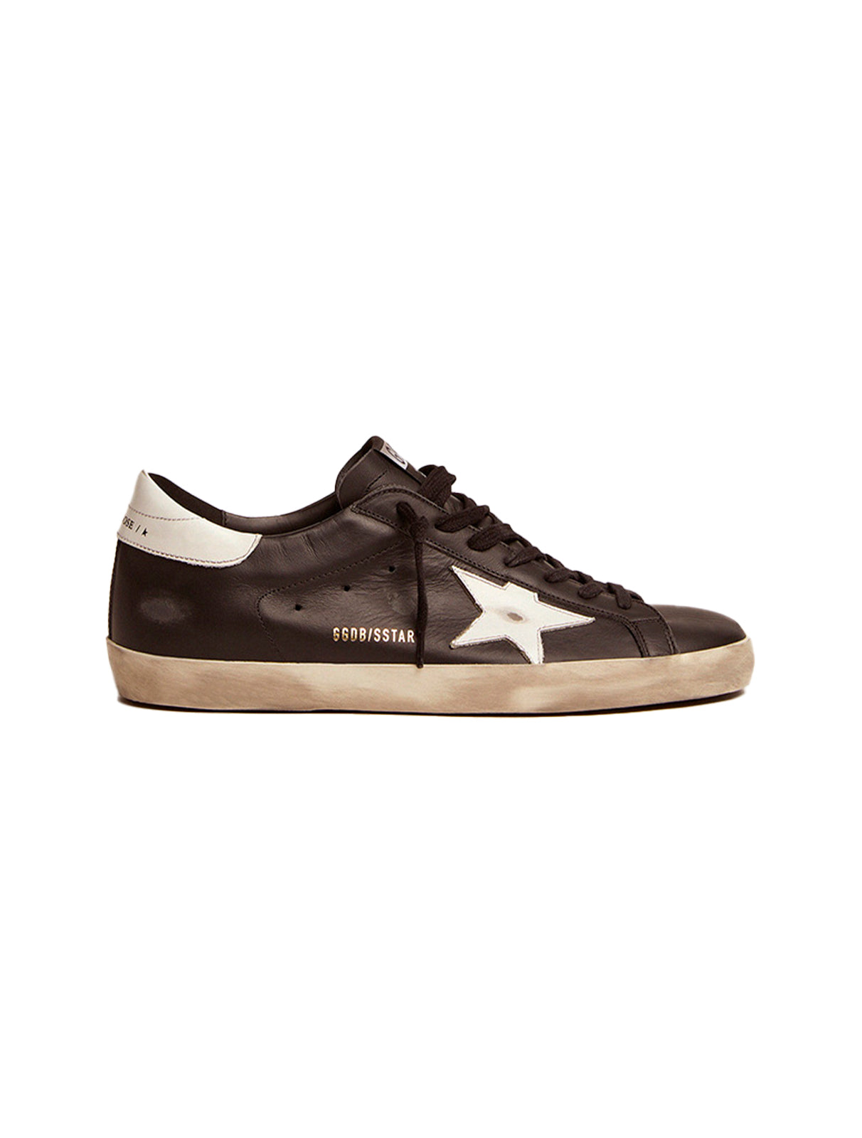 black and white golden goose sneakers