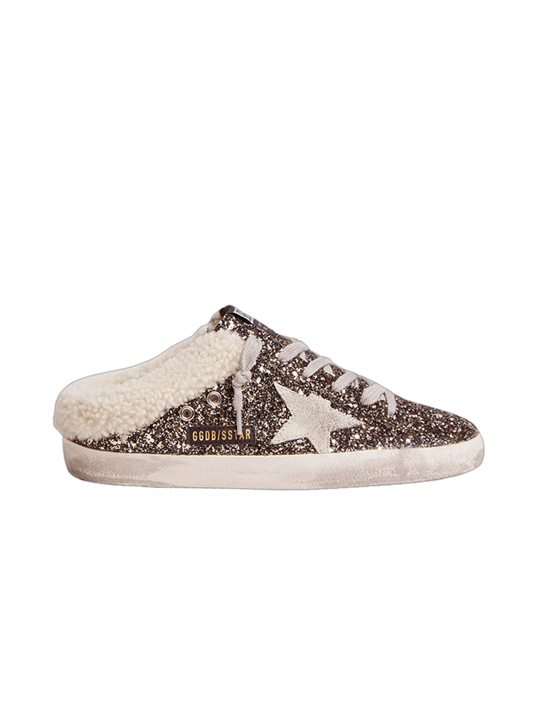 Golden goose best sale sabot shearling sneakers