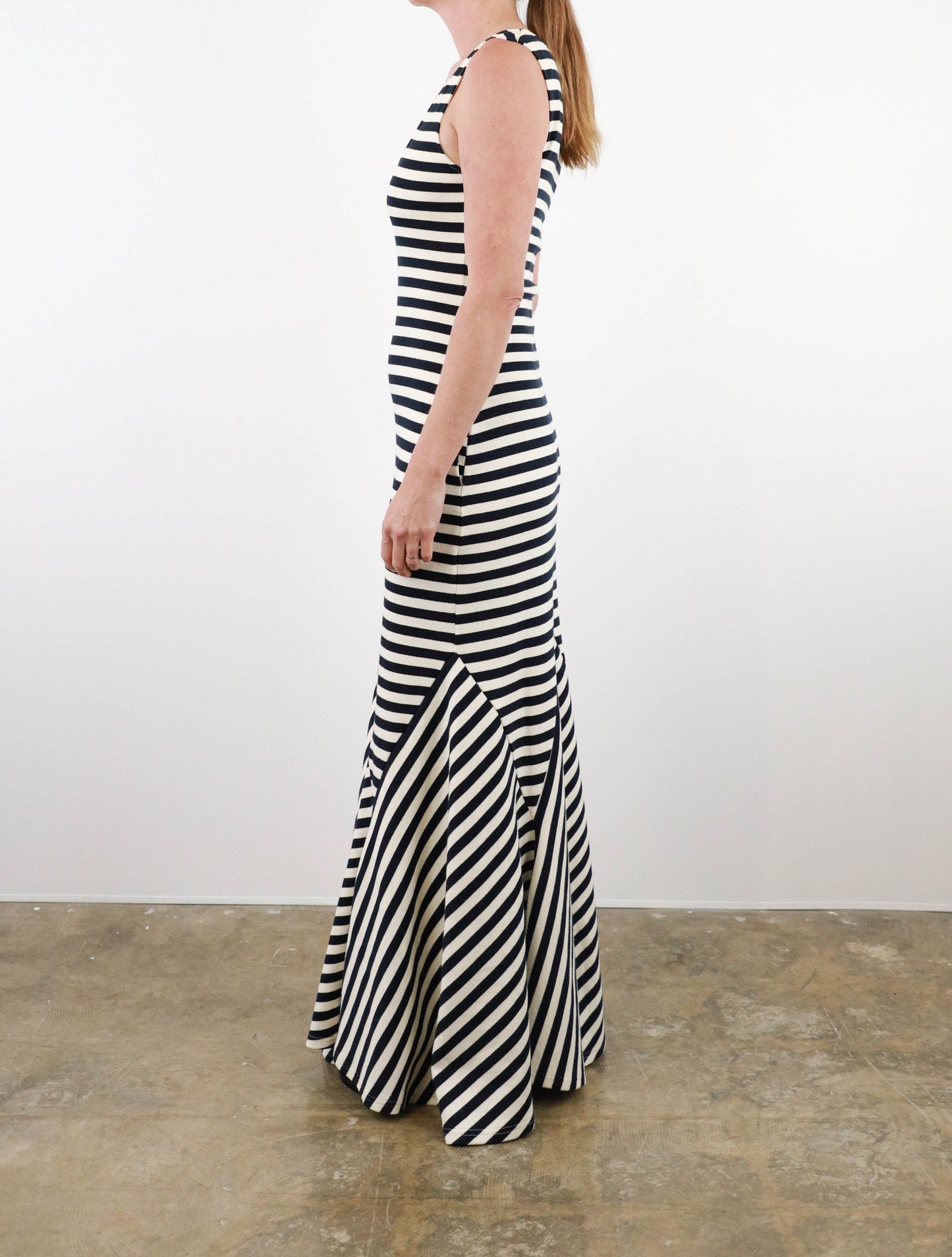 Sleeveless Jersey Maxi Gown