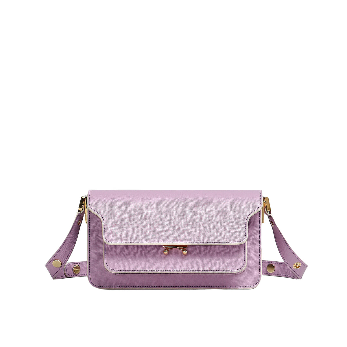 Marni mini Soft Trunk shoulder bag, Purple