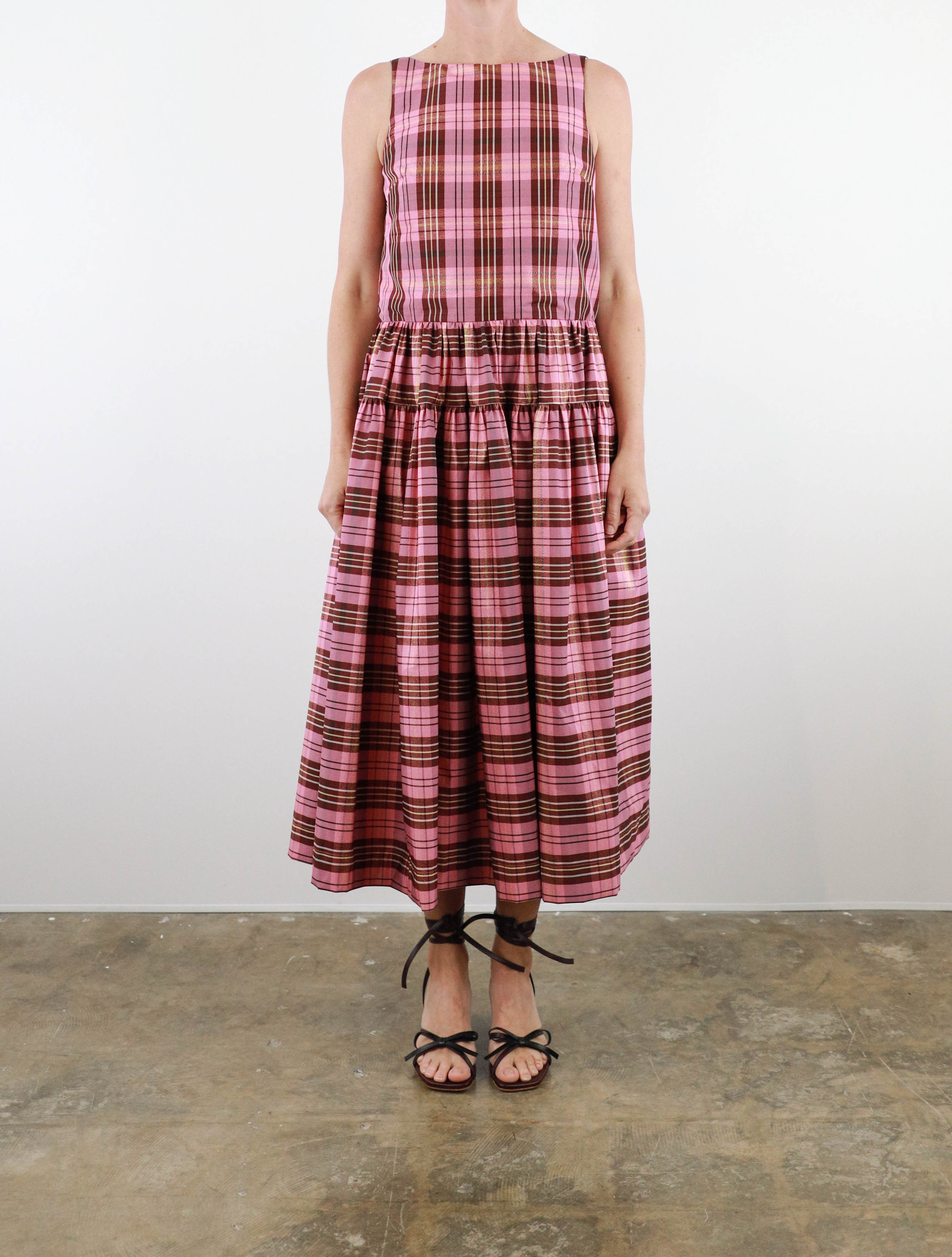 Molly goddard 2025 gingham dress