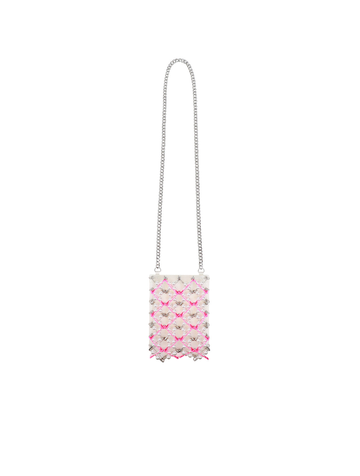 Shop Noir Kei Ninomiya Pearl and Safety Pin Crossbody Bag Online