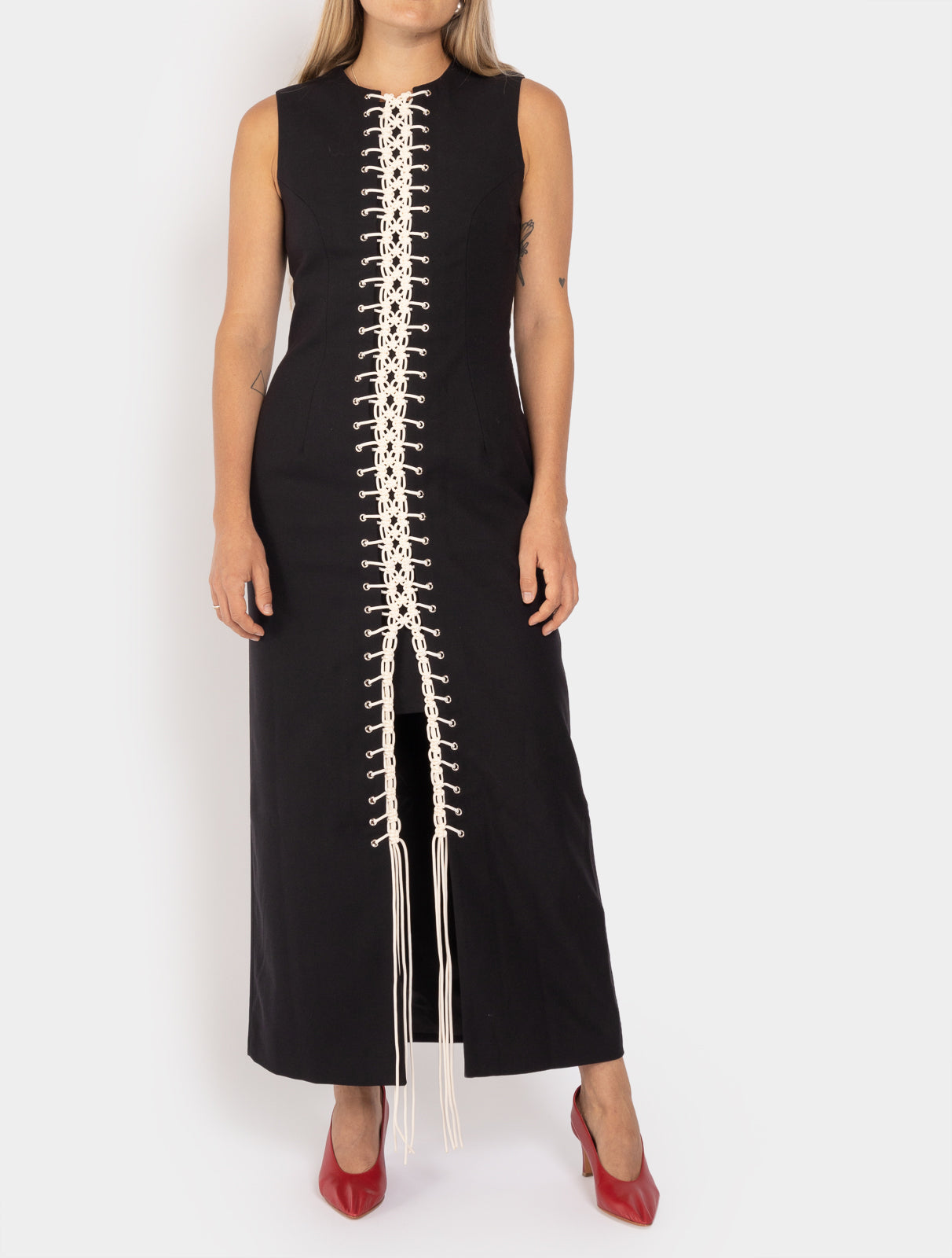 Macrame Panel Dress